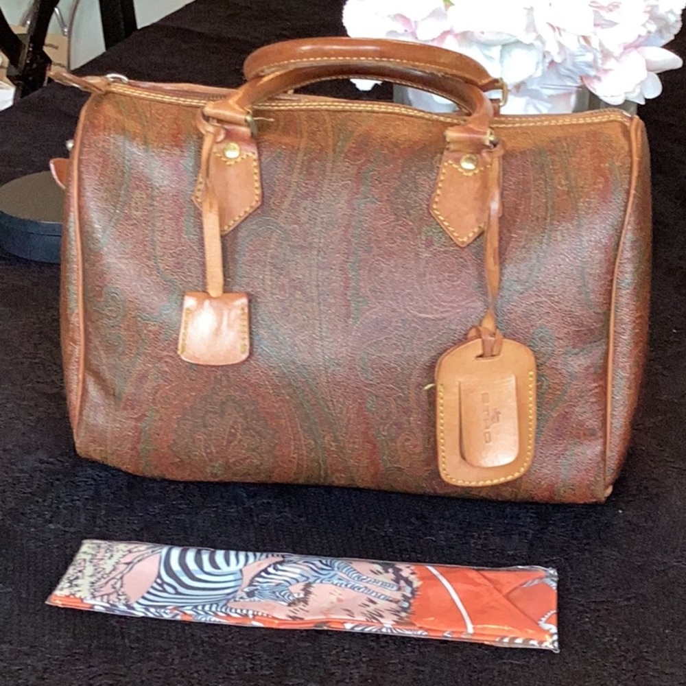 EUC Vintage ETRO BOSTON BAG
